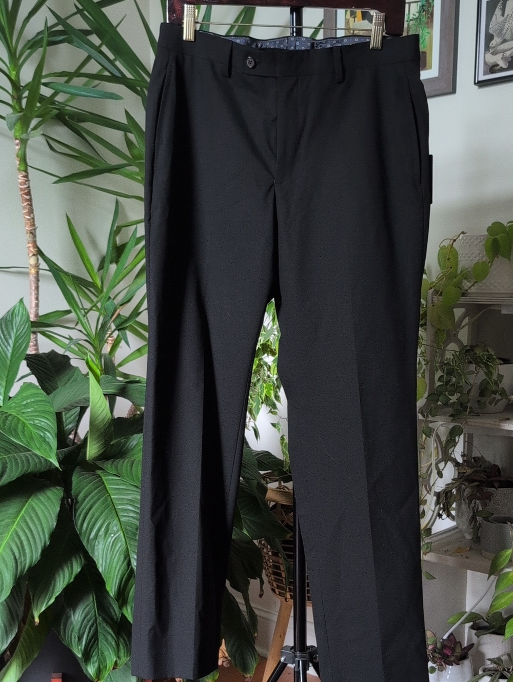 NWT Ralph Lauren 31x30 Black Classic Fit Dress Pants
